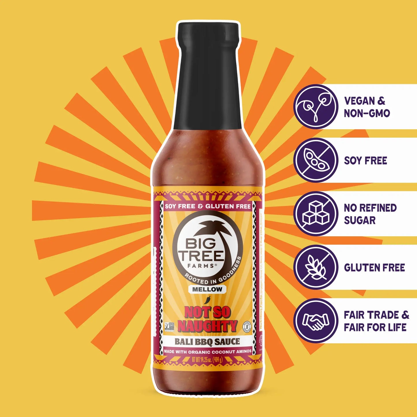Big tree Farms - NOT-SO-NAUGHTY BBQ SAUCE - 1