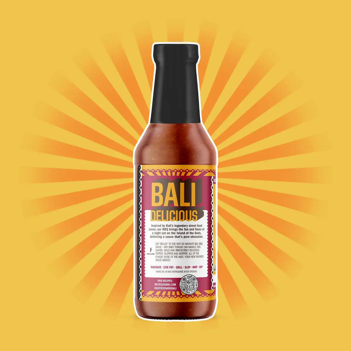 BIG TREE FARMS - BBQ SAUCE - MELLOW NOT SO NAUGHTY - 3