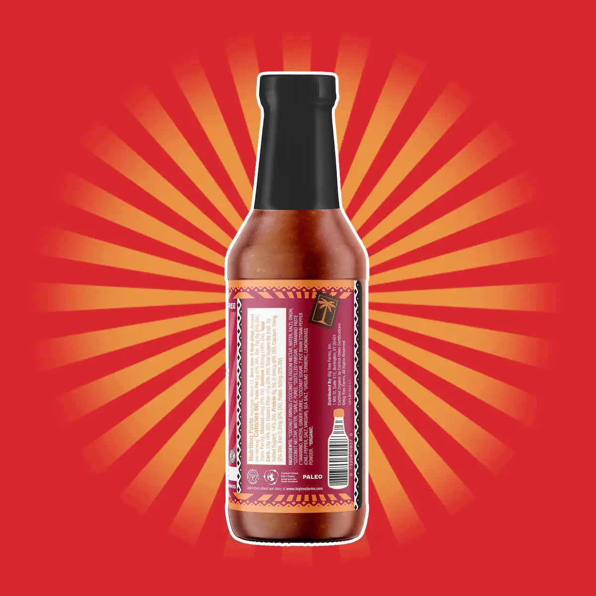 BIG TREE FARMS - BBQ SAUCE - VOLCANIC OH SO NAUGHTY - 2