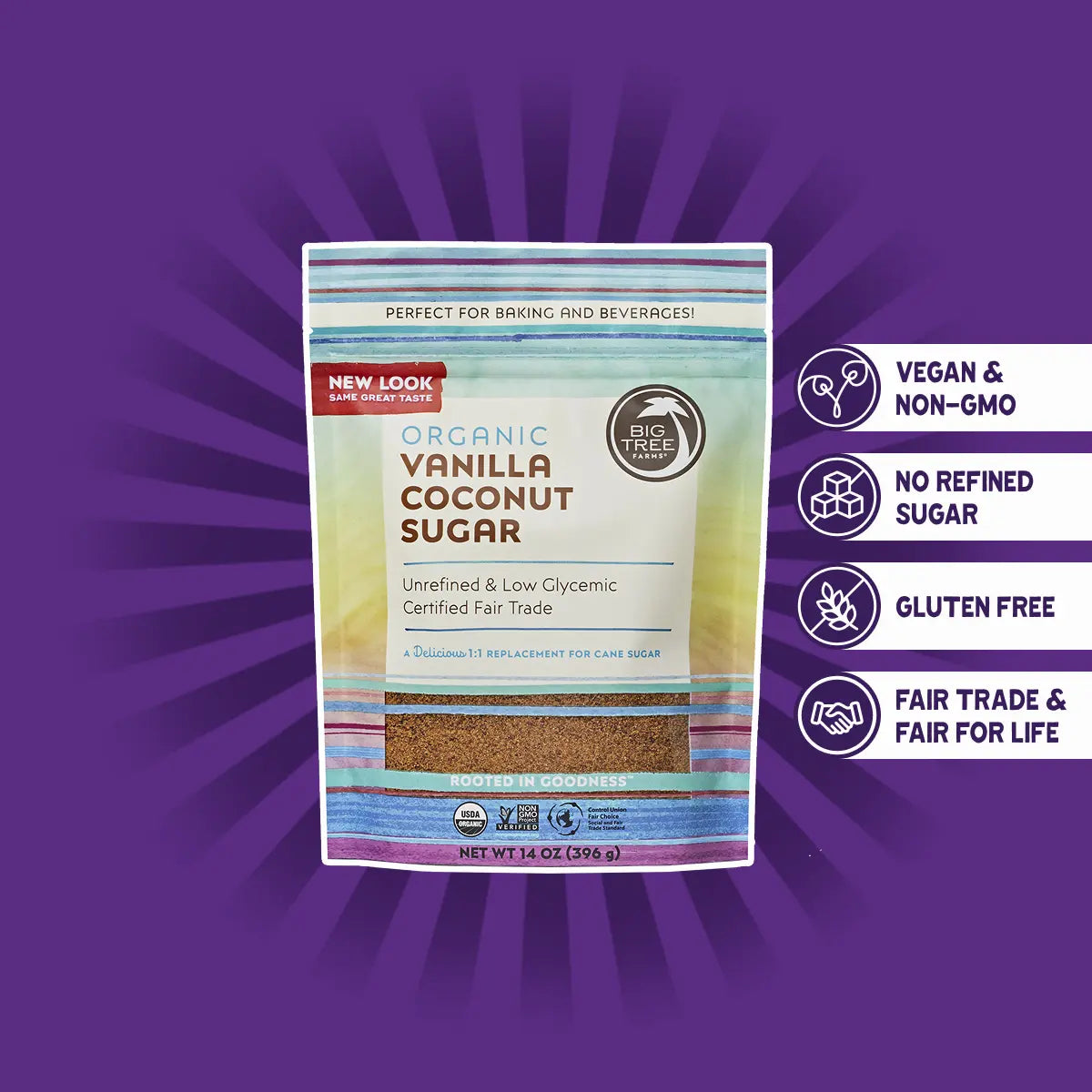 BIG TREE FARMS - COCONUT SUGARS - VANILLA