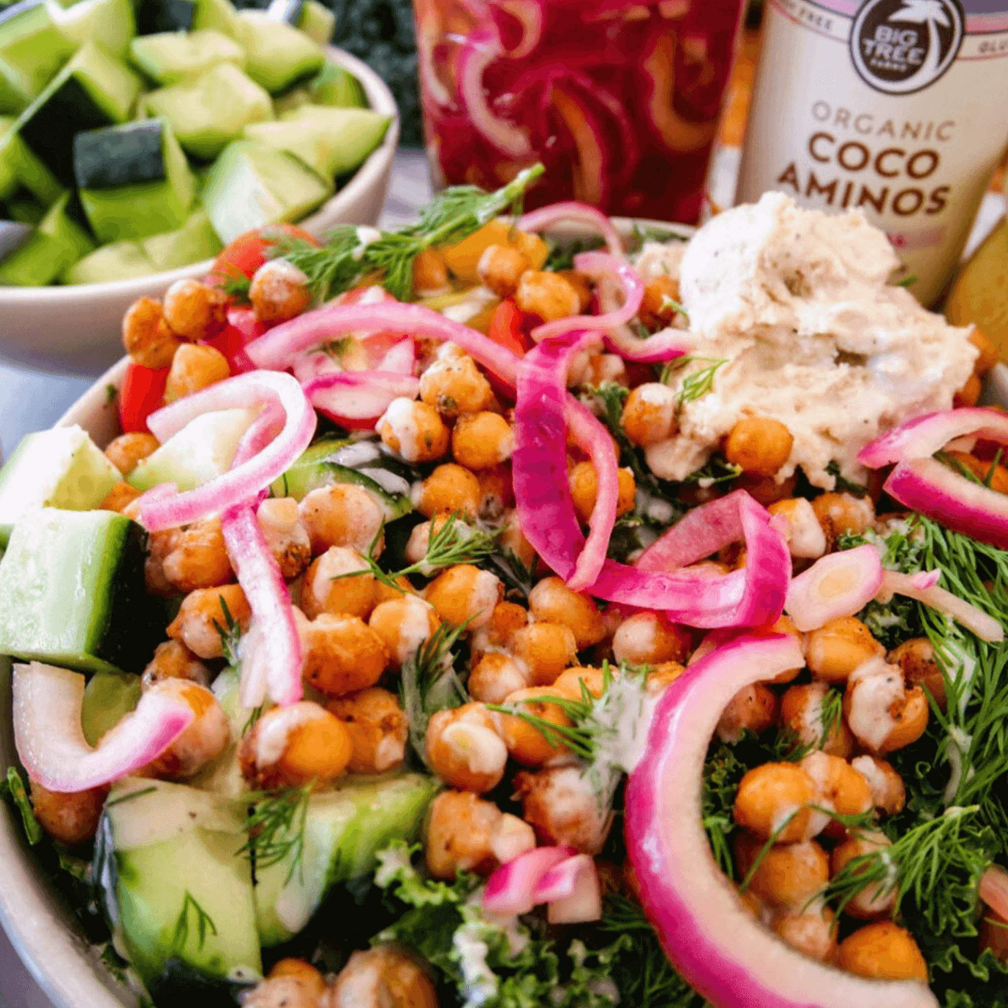 Chickpea Shawarma Salad