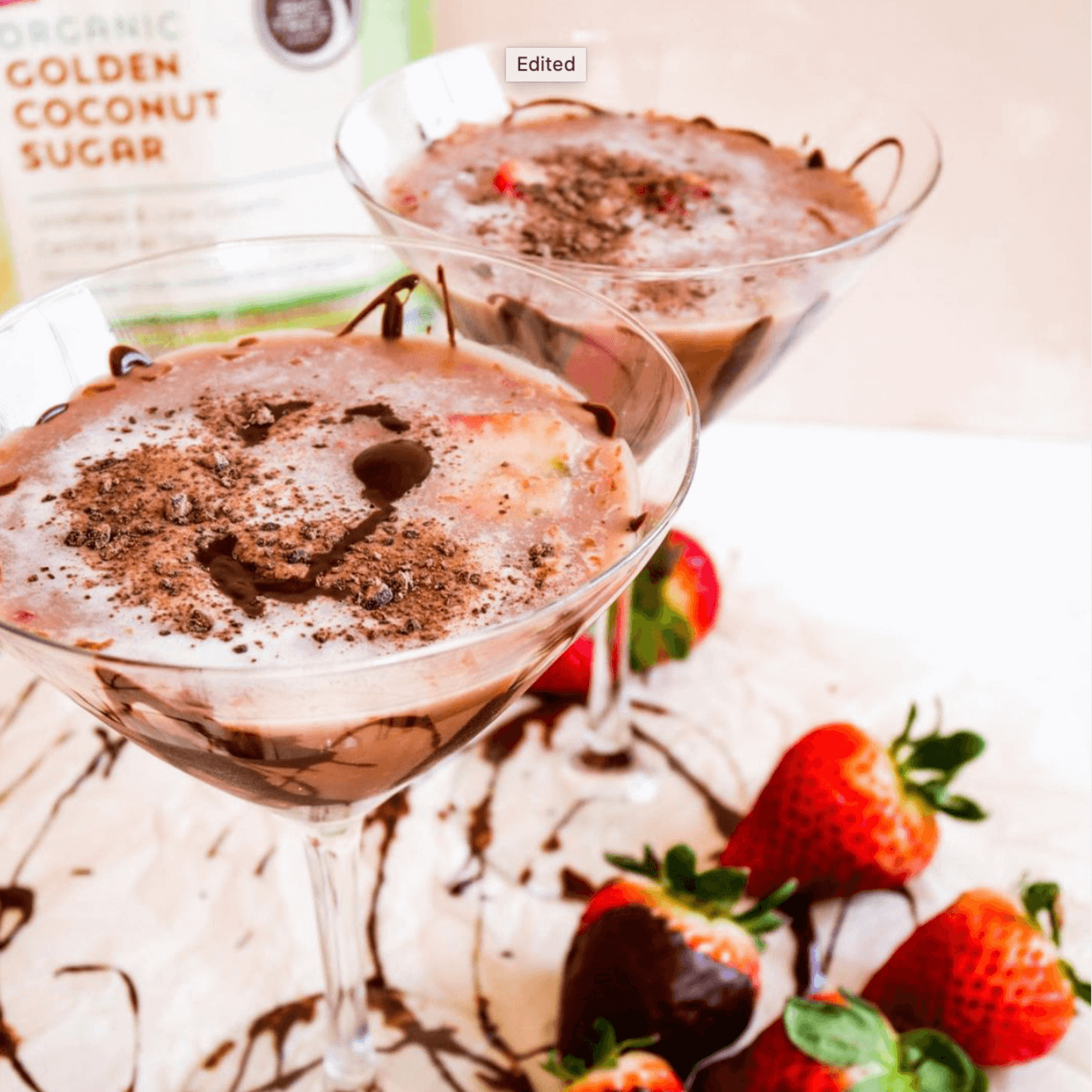 Chocolate Strawberry Mock-tini