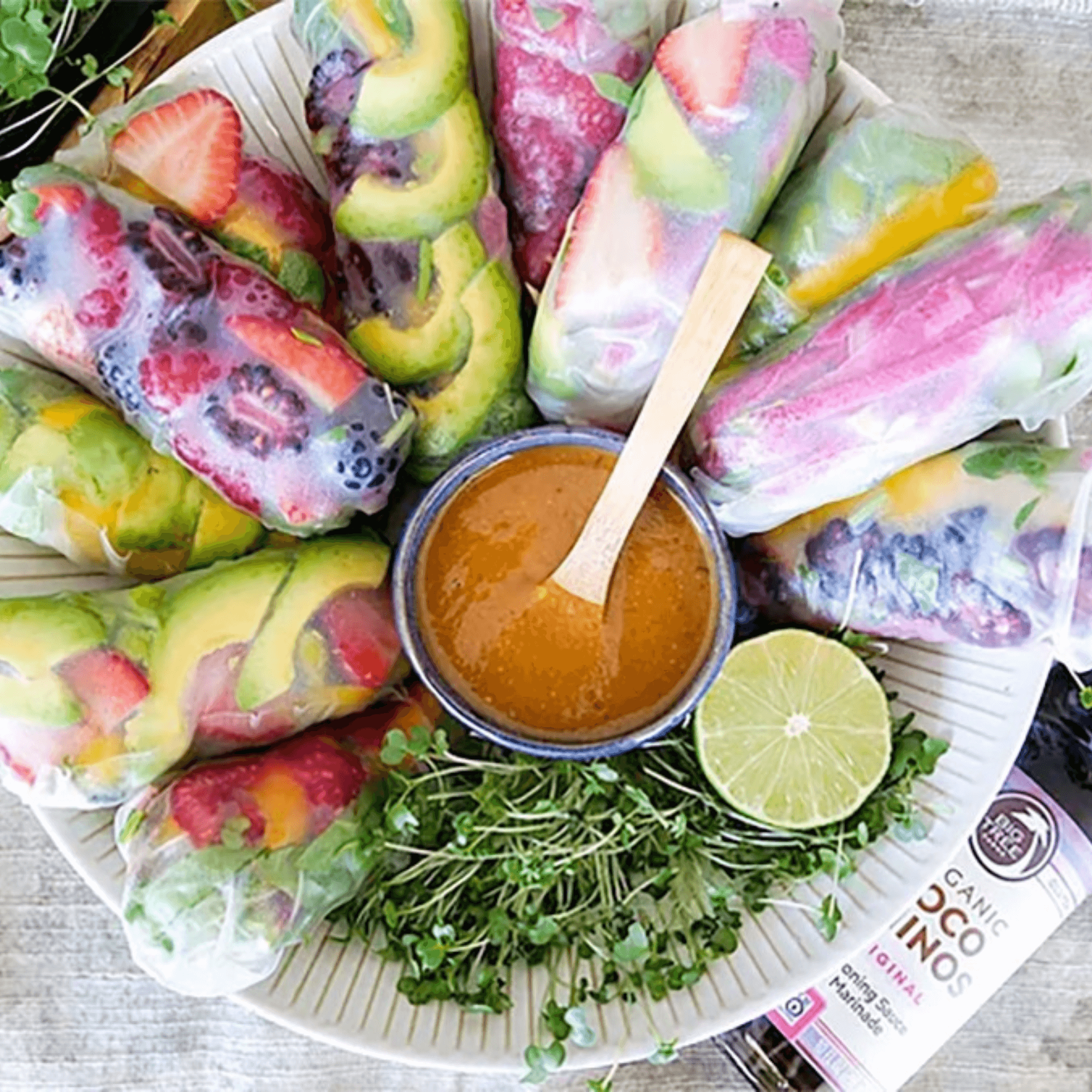 Fresh Rolls w/Peanut Sauce