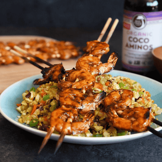 Soy-Free Teriyaki Shrimp
