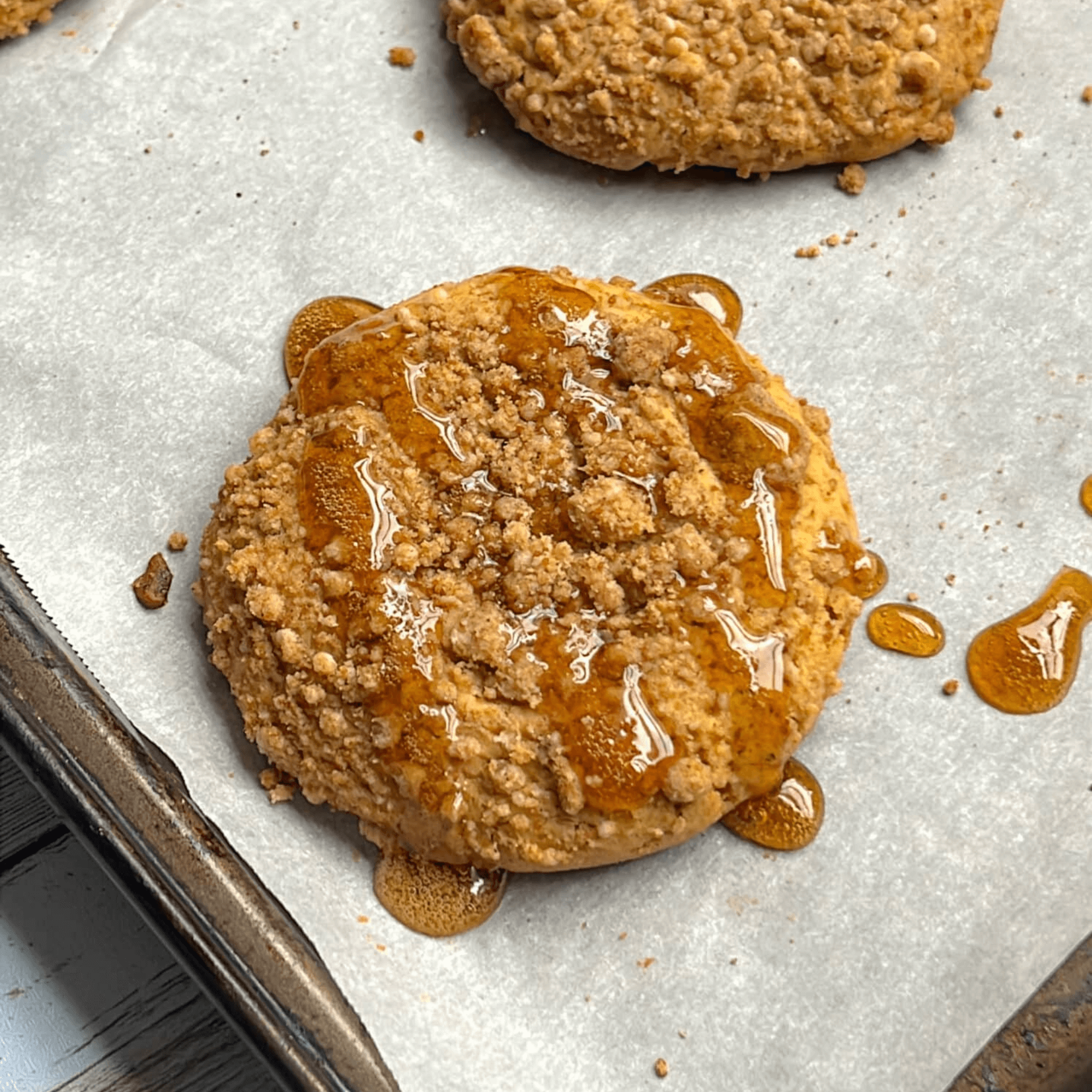 Vanilla Chai Crumble Cookies