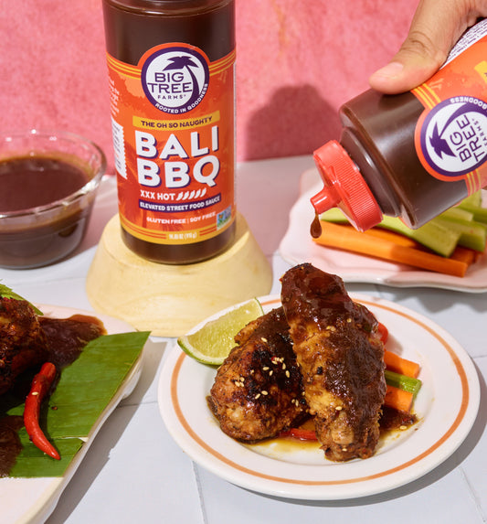 Big Tree Farms Naughty Bali BBQ Sticky 'n Saucy Chicken Wings