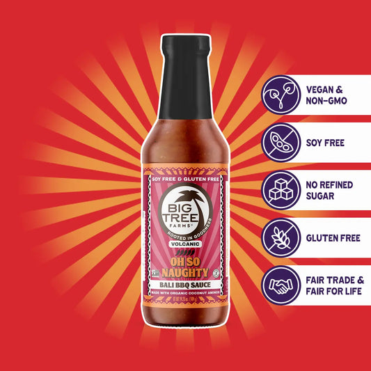 BIG TREE FARMS - BBQ SAUCE - VOLCANIC OH SO NAUGHTY - 1