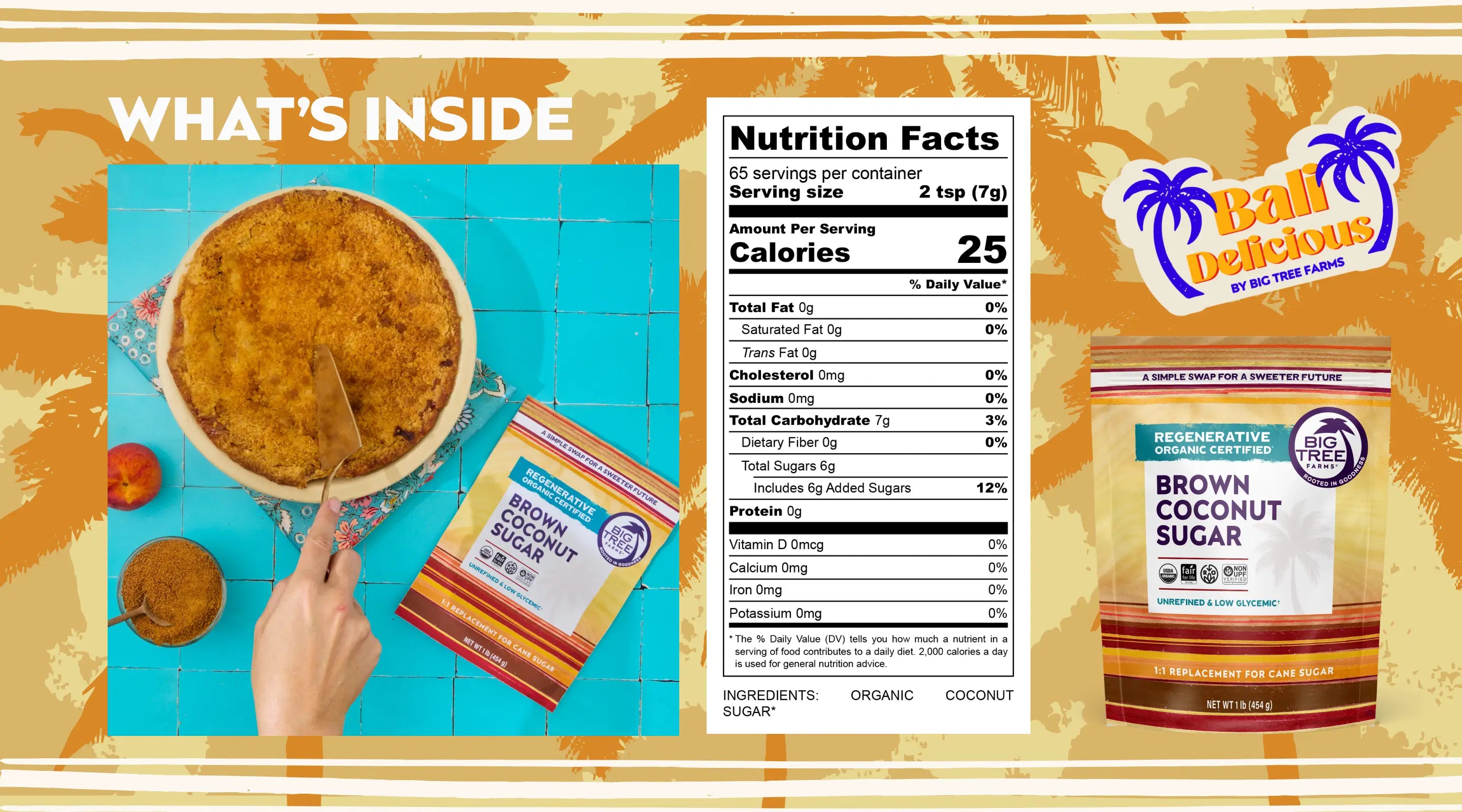 Big Tree Farms - Nutrition Facts - Sugars Brown - Desktop