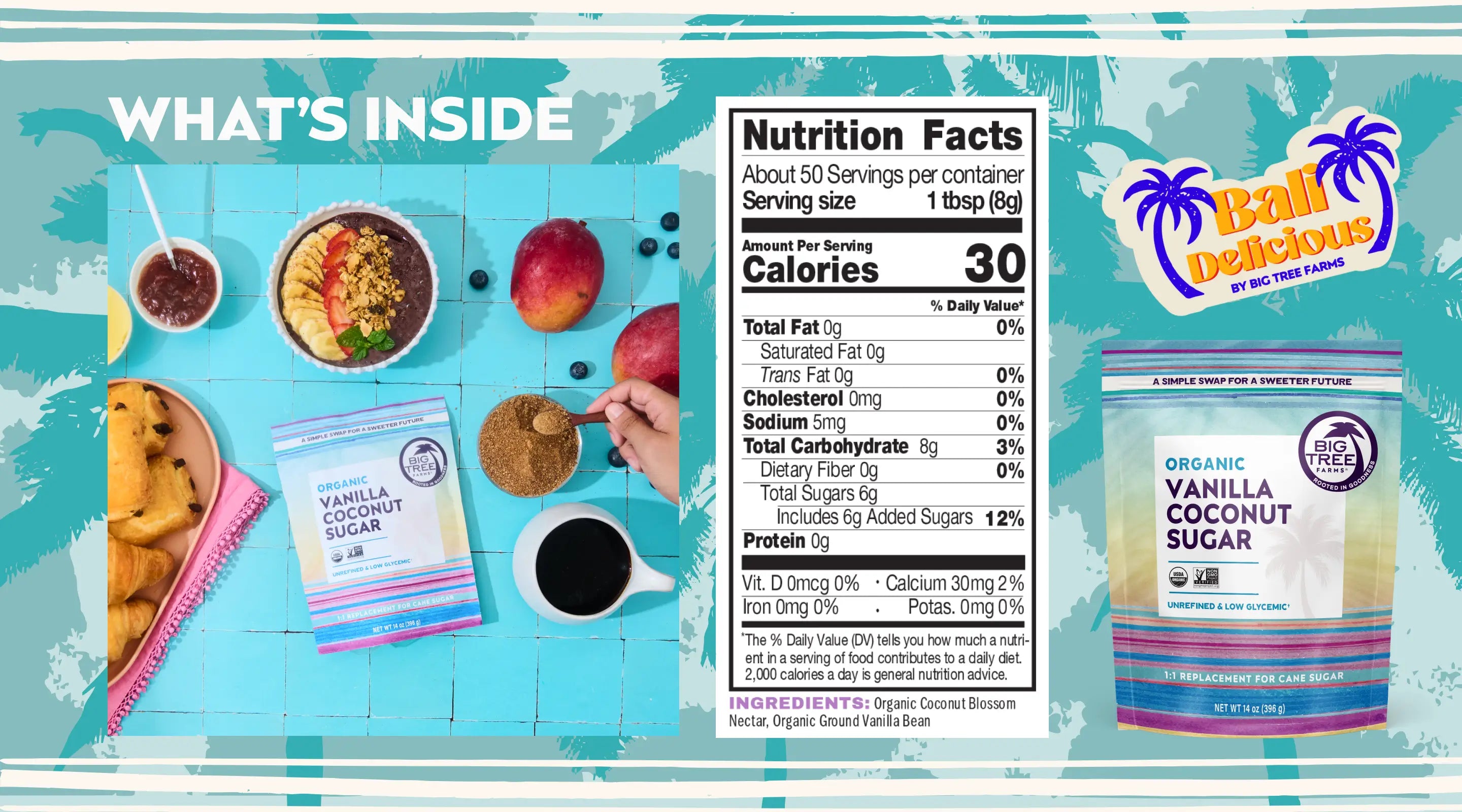 Big Tree Farms - Nutrition Facts - Sugars Vanilla - Desktop