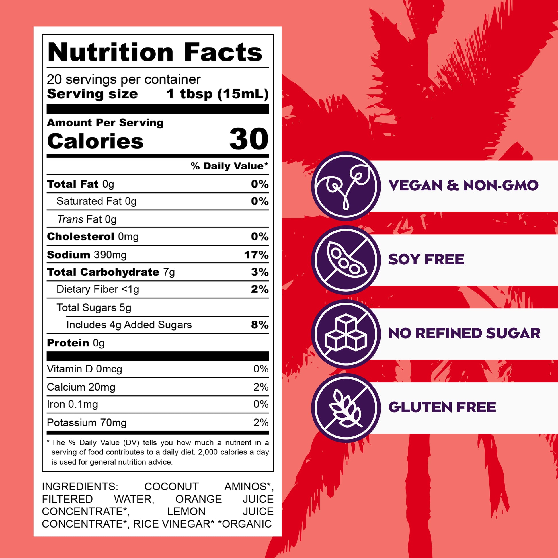 Big Tree Farms - PDP - Sauces Ponzu - Nutrition Facts