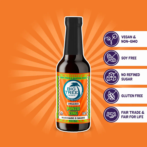 ORGANIC, SOY FREE, PONZU ZING MARINADE & SAUCE
